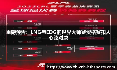 重磅预告：LNG与EDG的世界大师赛资格赛扣人心弦对决